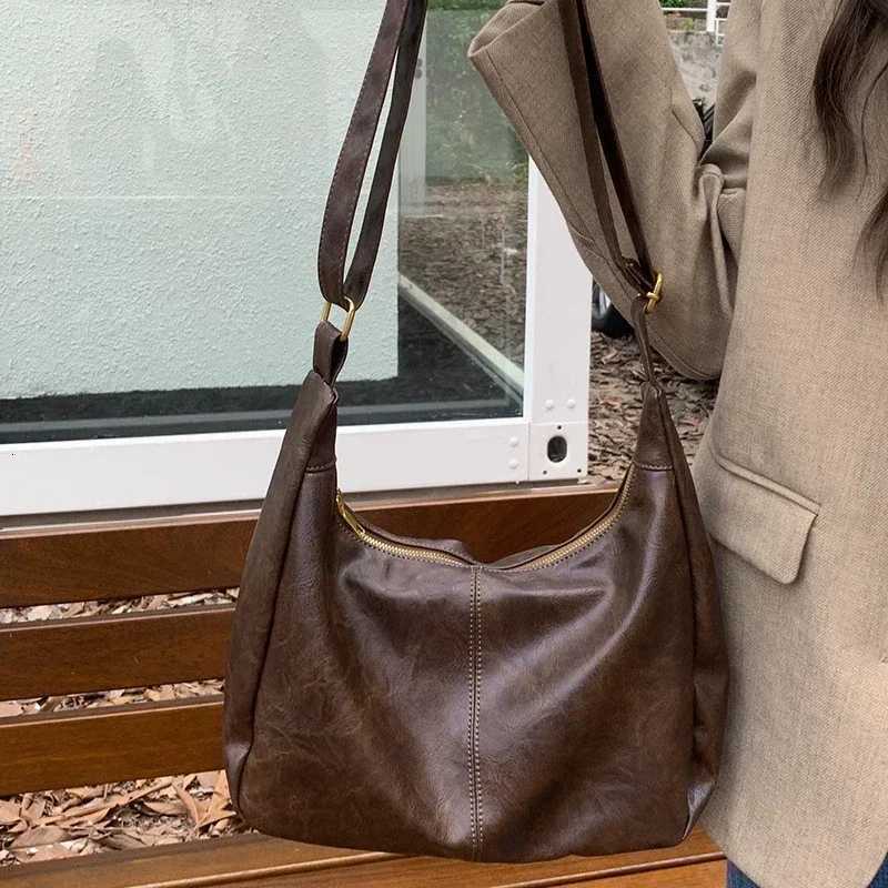 100% Cowhide Leather Shoulder Bag for Women Luxury Ladies Messenger Bags High Quality Fem Tote Bag Y250718