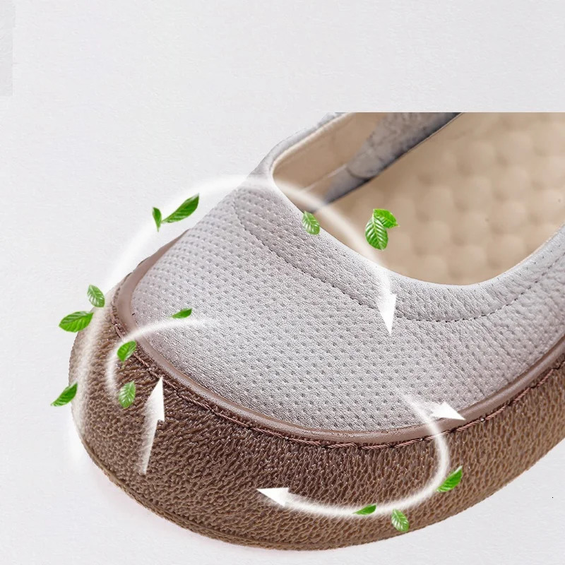 Womens Genuine Leather Comfort Flats Hollow Mary Jane Shoes Fashion Lightweight Soft Hook Loop Nurse Women Strap Moccasins 250717