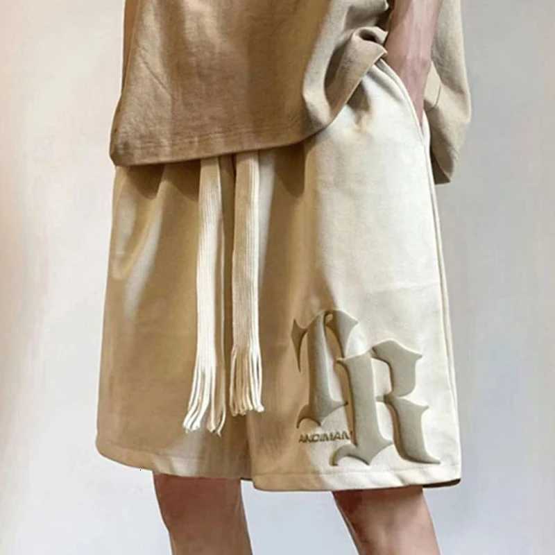 Men Letter Foam Print Shorts Y2k 2025 Summer Casual Fashion Loose Sweatpants Gym Basketball Oversized Shorts Streetwear 8XL W250718