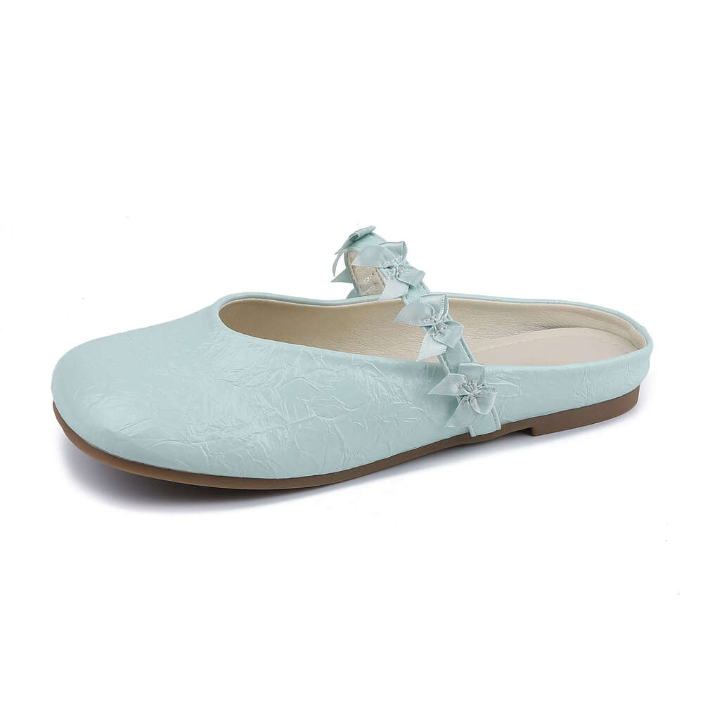 2025 Summer New Fairy Style Thick-Soled Women's Fashion Casual Mules Slip-On Lazy Shoes