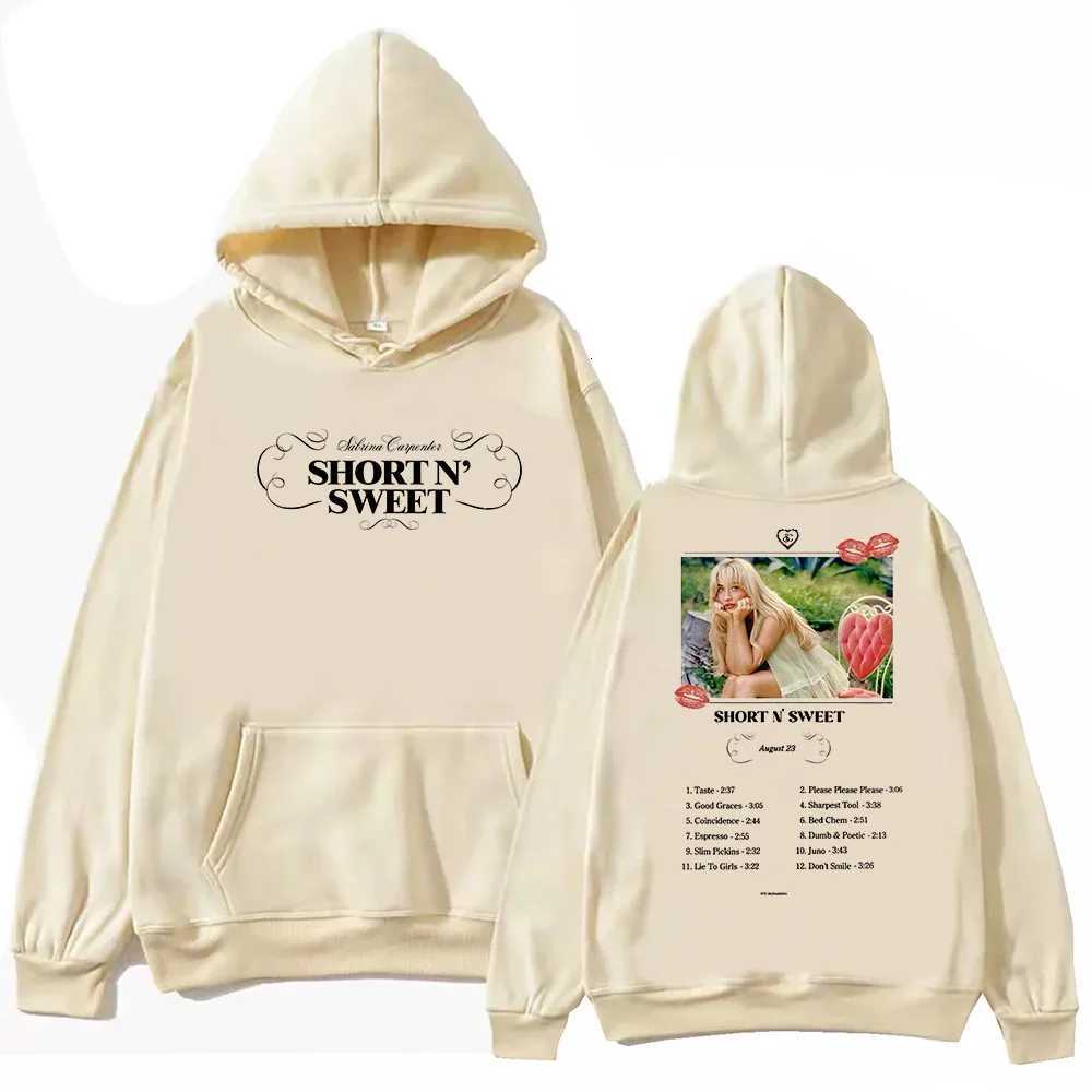 Sabrina Carpenter Short N Sweet Hoodie Unisex Harajuku Pullover Tops Long Sleeve Hoodies Music Tour Fans Gift X250718