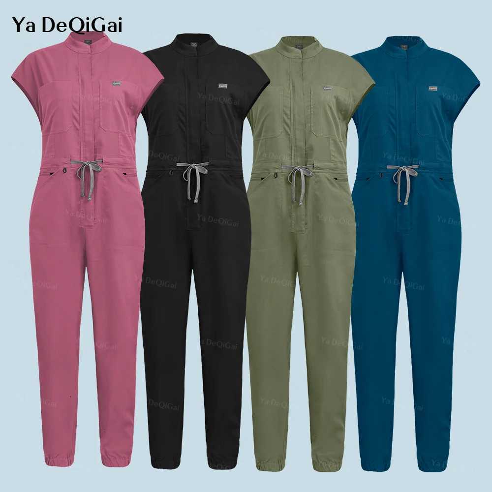 High-quality Beautician Gowns Medical Workwear Surgical Nursing Uniforms Pet Clinic Clothes Scrubs Uniforms Wholesale Jumpsuits Z250718