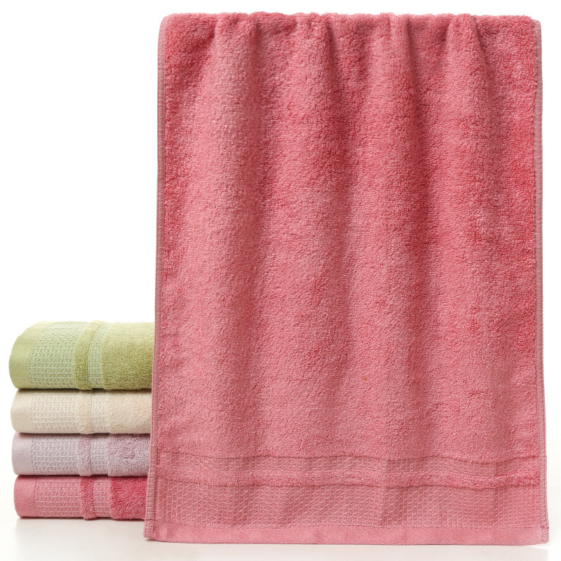 7 Bamboo Fiber Two Section Towel Soft Water Absorption Is Not Easy to Drop Hair Wash Household Face Towel Beach designer towels