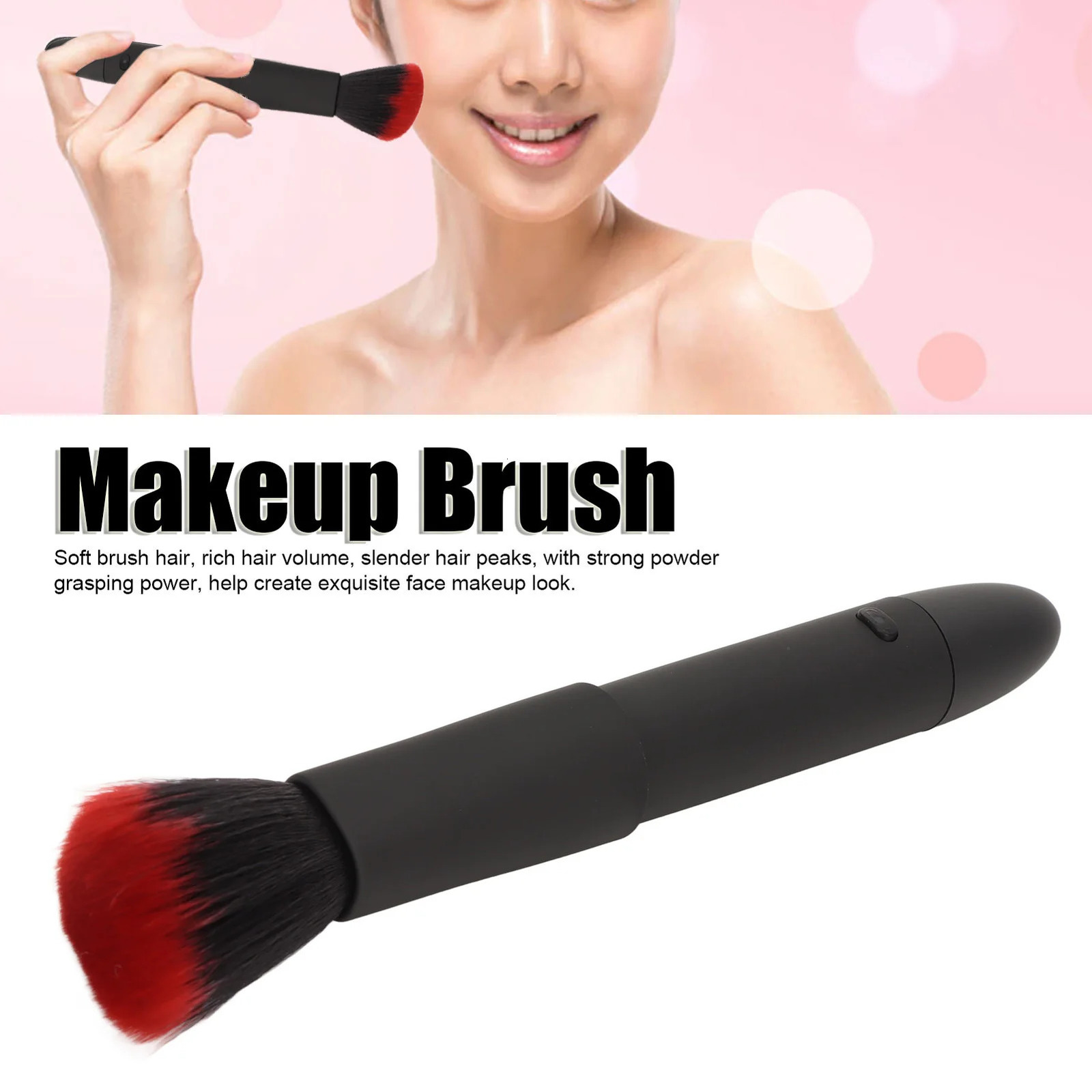 Electric Makeup Brush 10 Gears Rechargeable Adjustable Multifunctional Waterproof Blush Brush 250716