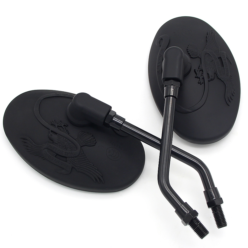 1 pair of motorcycle rearview mirrors for Honda STEED400 VT400 VT500 VT600 VT700 VT750 VT800 Shadow 400 500 600 700 750 800