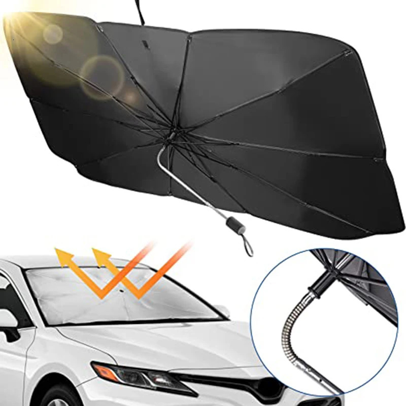 Car Windshield Sunshade Car Front Shading Sun Shade Upgrade Auto Parasol Umbrella Type for Car Window Summer Sun Protection 250715