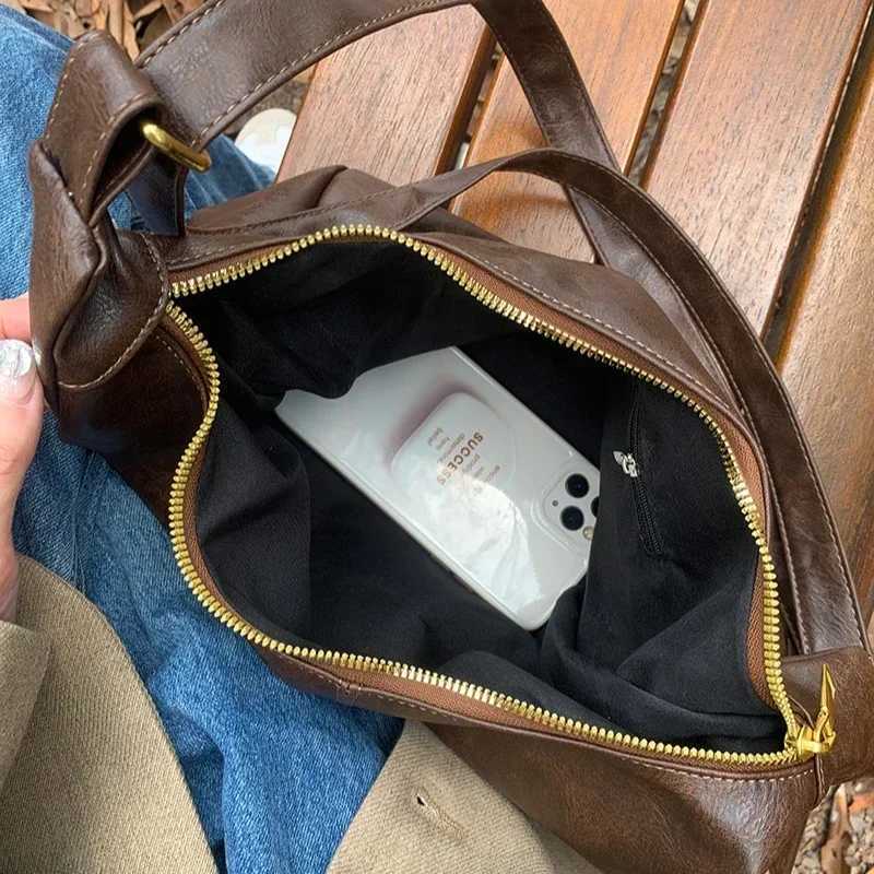 100% Cowhide Leather Shoulder Bag for Women Luxury Ladies Messenger Bags High Quality Fem Tote Bag Y250718