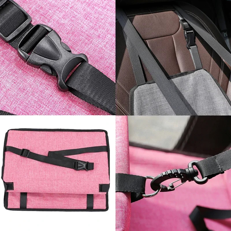 5 color Double Thick Waterproof Travel Accessories Mesh Hanging Bag Folding Pet Supplies Dog Mat Blanket Safety Pet Car Seat Bag 250715