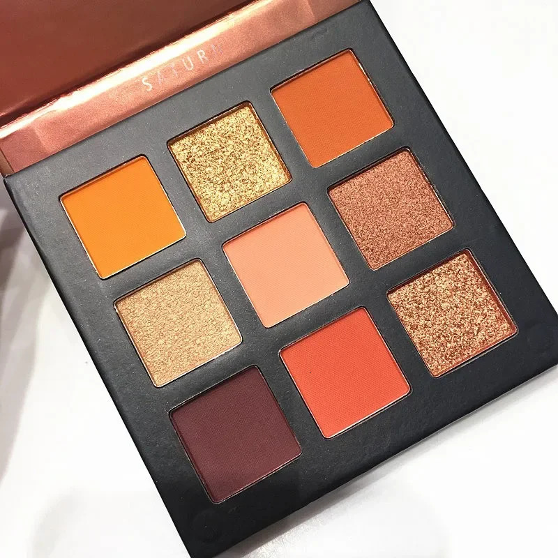 Beauty GLAZED Eyeshadow Palette 9 Color Shimmer Matte Longlasting Waterproof Palette Makeup 250712
