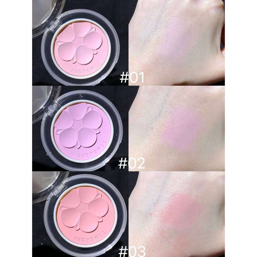 JUDYDOLL Creation Series Powder Blusher Matte Expansion Natural Brightening Longlasting Glaze Single Color Freeze-dried Makeup X25071