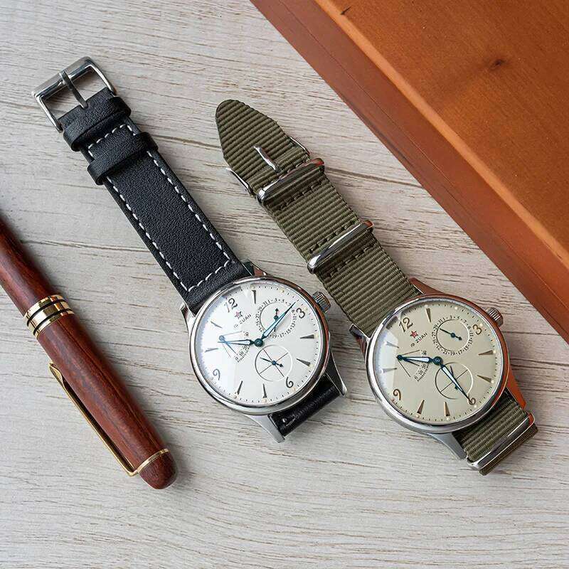 1963 Pilot Watch of Men 40mm Automatic Mechanial Wristwatches Original ST1780 Movement Sapphire Crystal Waterpoorf Retro Clock free shipping