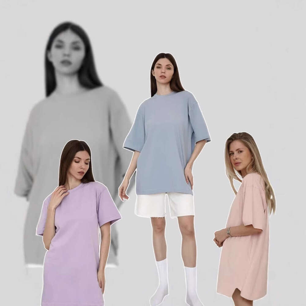 100% Crew Neck Solid Color Versatile T-Shirt For Women Spring Summer New Pure Cotton Short Sleeve Top B5