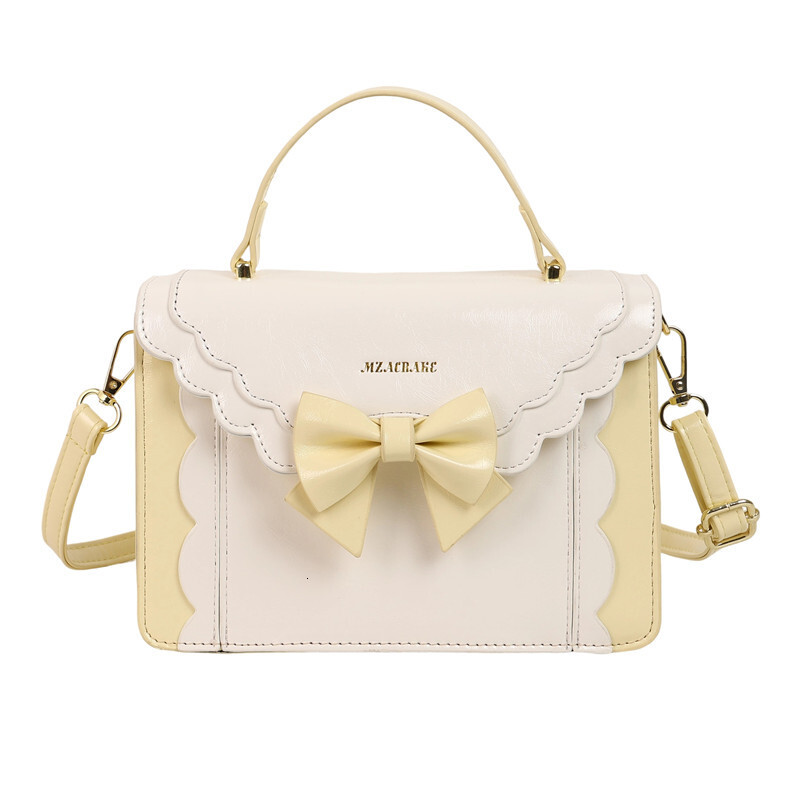 2025 summer new women's shoulder crossbody bag new bow niche time small square bag handheld bag new designer bag new designer women's luxury