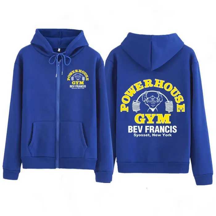 Gym Graphic Hoodie Olympia Fitness Weightlifting Exercise Hip-Hop Zip Up Sweatshirt Men Women Harajuku Zipper Hoodies X250718