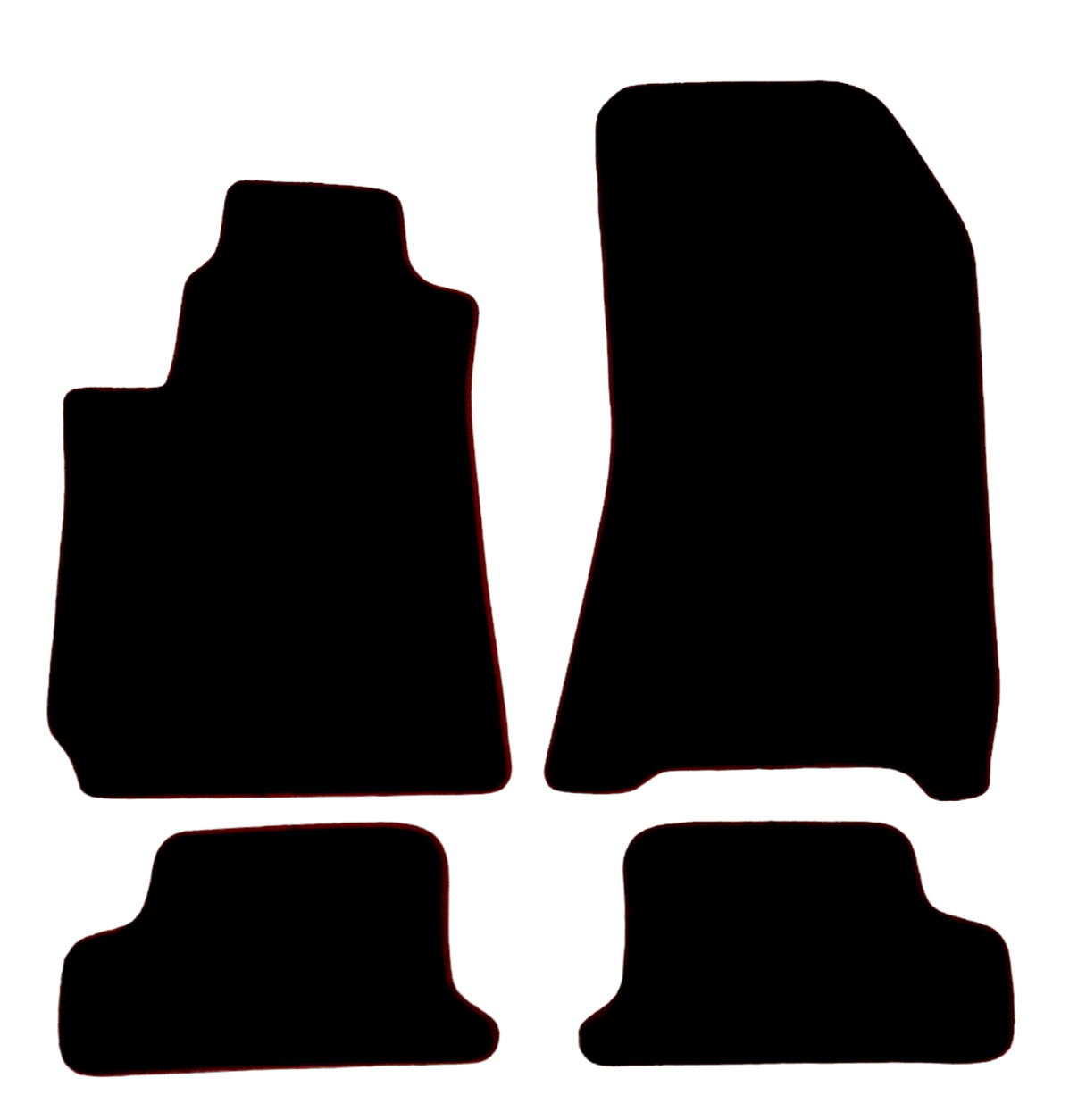 Car Floor Mats For Alfa Romeo Brera Velour Waterproof Black Carpet Auto Liners