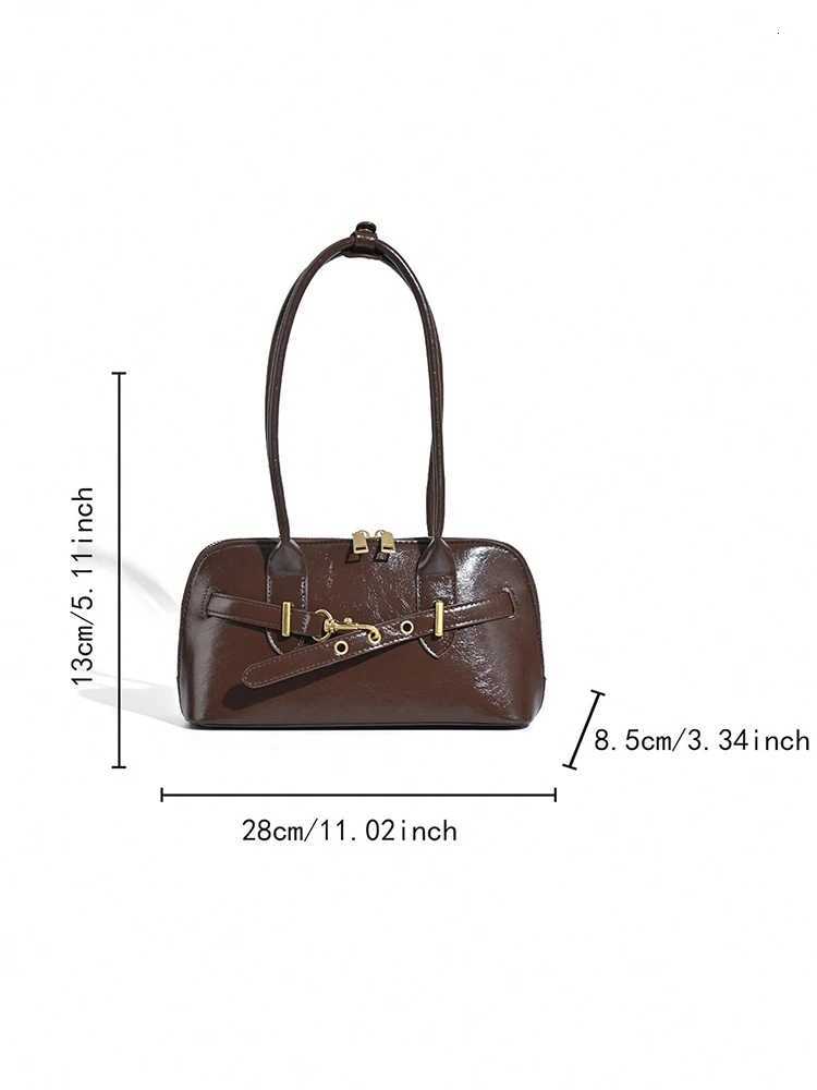 2025 new handbag fAshionable casual womens daily commuting bag armpit bag bowling bag versatile womens bag Z250718