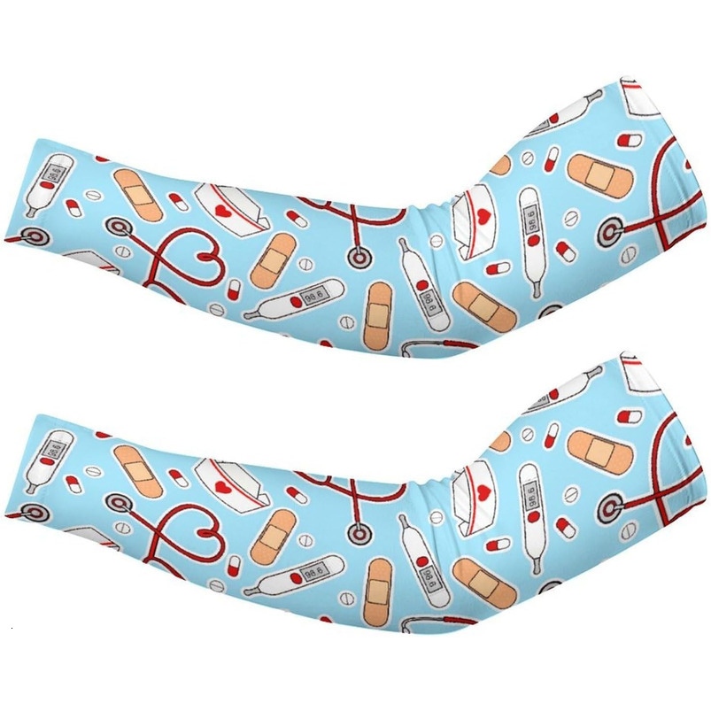 Paisley Purple Floral UV Protection Ice Silk Sunscreen Sleeve, Outdoor Summer Sports