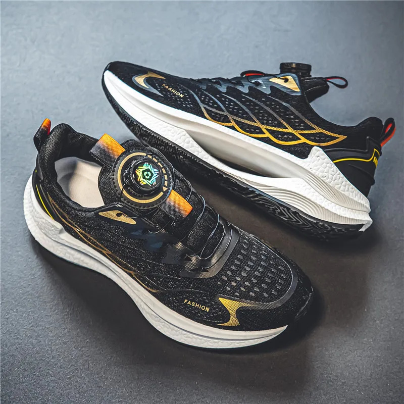 Summer Breathable Casual Sports Shoes for Men Fashion Trend Versatile Mesh Swivel Buckle Running Suitable Daily Wear in Outdoor Sports 250717