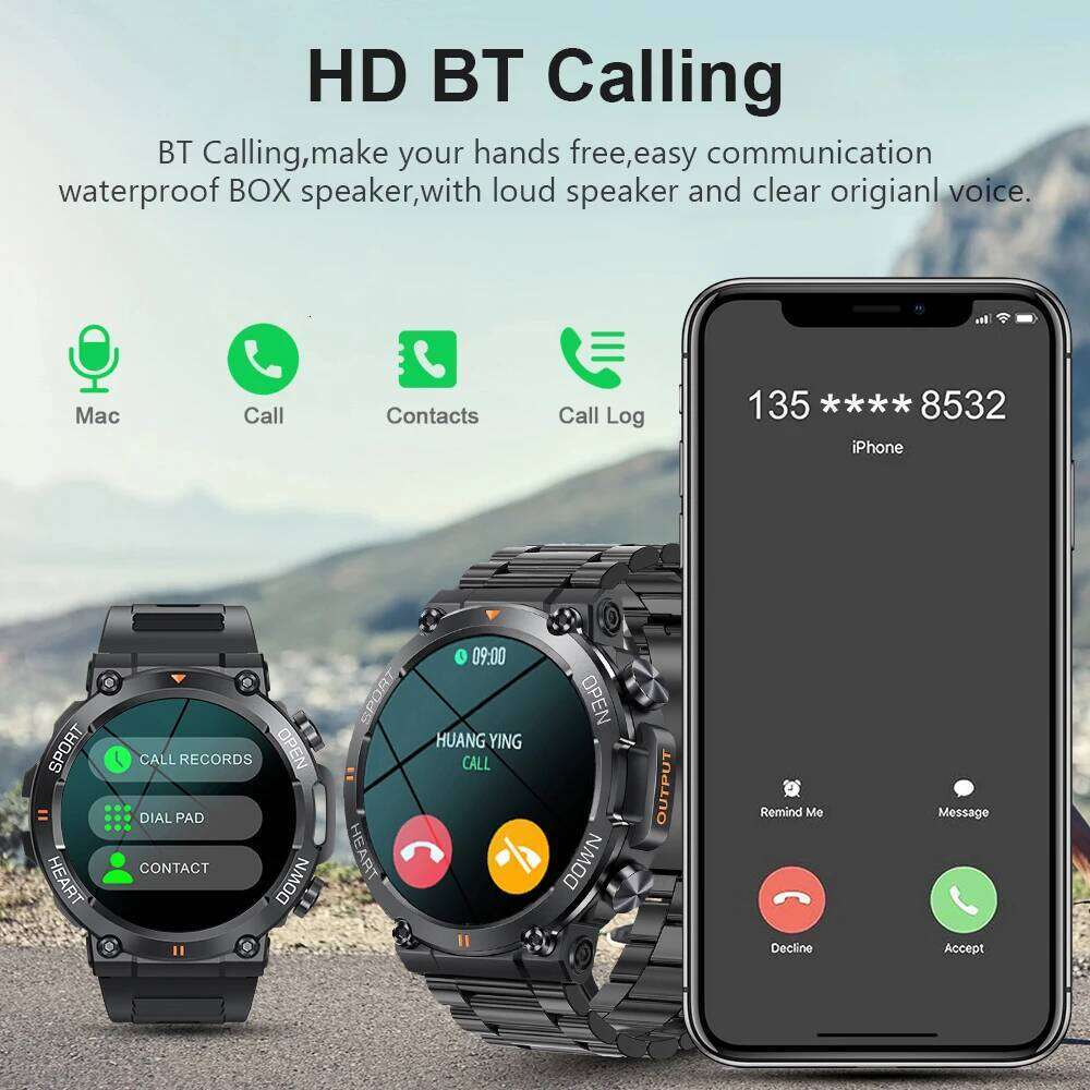 MEVADEN 1.39 Inch HD Bluetooth Call Smart Watch Men Sports Fiess Tracker Heart Monitor 400mAh Smartwatch For Android IOS MD56 free shipping