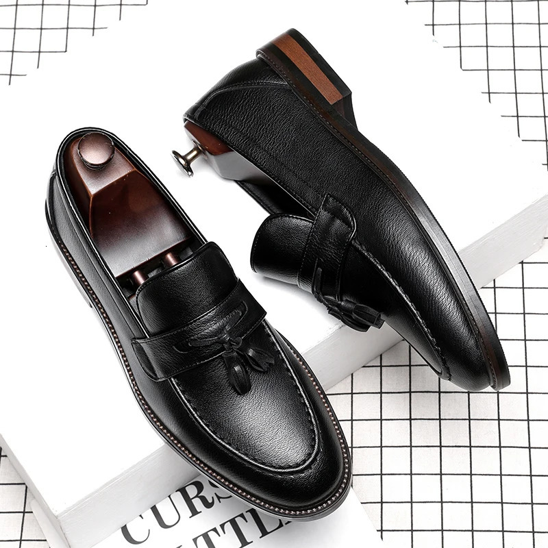 Genuine Leather Shoes For Men High Quality Oxford Outdoor Italian Black Jogging Sneakers ner Office Dress 250717