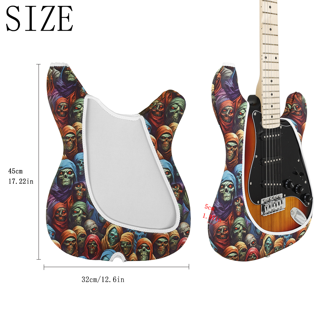 IRIN GT-112 Electric Guitar F-ST Composite Polyester Paint Anti Collision Protective Cover