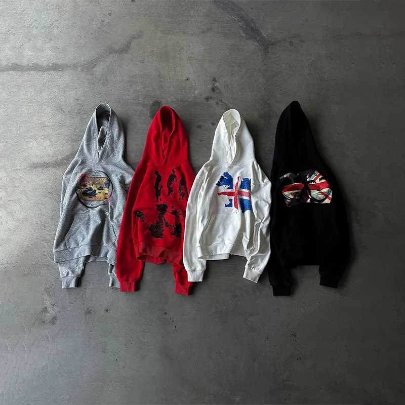 Fashion Vintage Artistic Pattern Printing High Quality Loose Pullover Hoodie Y2K Casual Men Women Versatile Comfort Streetwear X250718