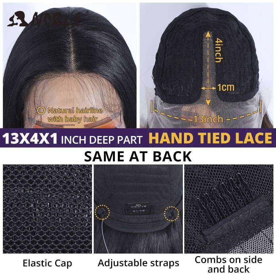 Noble Synthetic Bob 24 Inch For Women Ombre Blonde Lace Front Cosplay Straight Wig