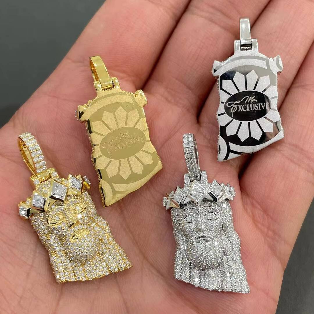 Sterling Silver 925 Hip Hop Pendant Personality New Design Eye Pendant VVS Iced Out Diamond Bling Moissanite Pendant