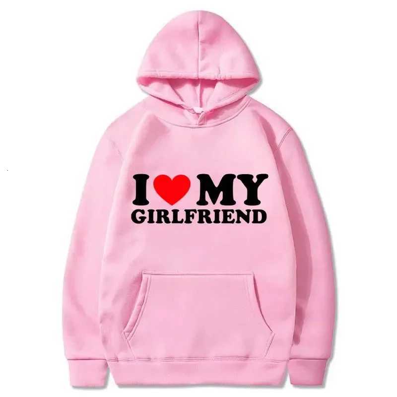 1 Love My Boyfriend Girlfriend Printed Hoodie Couple Fashion Sports Shirt Harajuku Casual Top Sport Jogging Fce Sweatshirt XJ250717