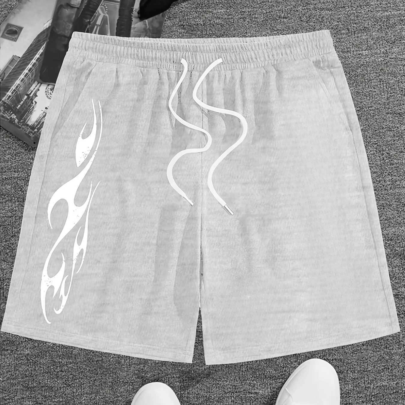 New Summer New Sports Shorts Hot in The Summer Japanese Anime Pattern Street Trend Cotton Loose Casual Moto W250718