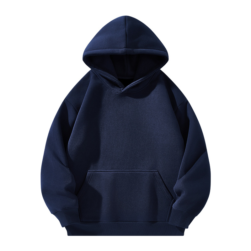 M55351 Men's and women's solid color round neck sweater men's and women's blank pullover sweater