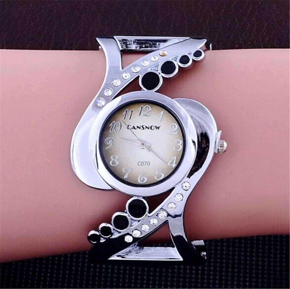free shipping New Design Women Bangle Wristwatch Quartz Crystal Relojes Rhinestone Fashion Female Watches Hot Sale Eleagnt Mujer Wat
