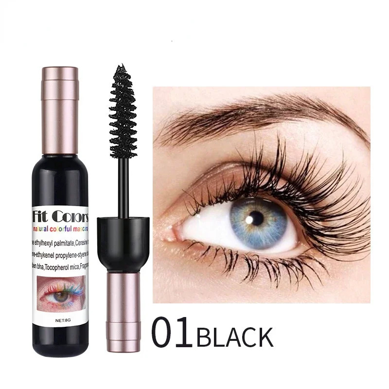 1PC Colorful Eyelash Mascara EyeLashes Extension Curling Lengthen White Purple Cosplay Makeup Glitter Point Diamond Mascara 250717