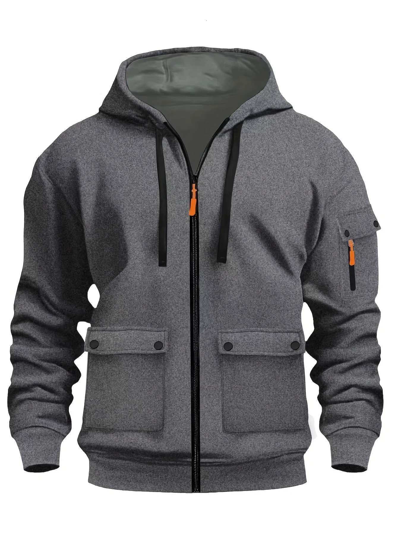 2025 Latest Cross-Border Mens Hoodies in Autumn and Winter Fashion Hoodies Leisure Sports Fashion Youth Pocket Decoration Joker XJ250714