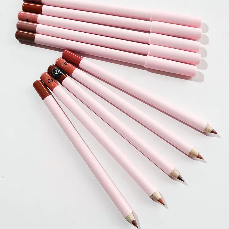 Lip Liner Pencil Private Label Matte Natural Waterproof Lipliner Pink Pigment Customized Makeup Wholesale Items For Resale 250716
