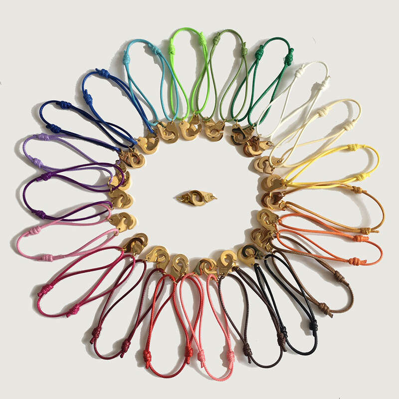 Valentine's Day Gift Colorful Wax Handcuffs Hand Rope Transfer Red Bracelet Men and Women Couple Style Jewelry