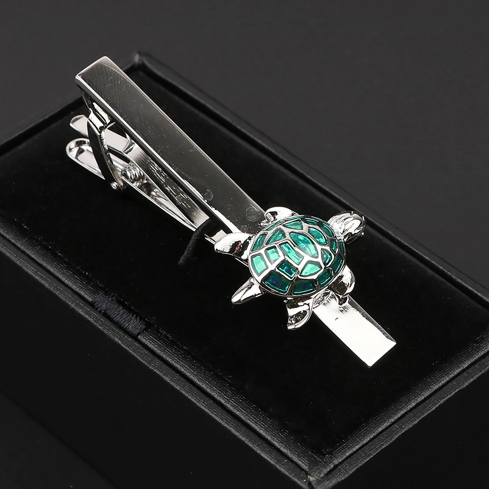 Fashion Chrome Stainless Tie Clips Guitar Notes Turtle Anchor Copper Metal Business Suit Clasp Accessories 250715