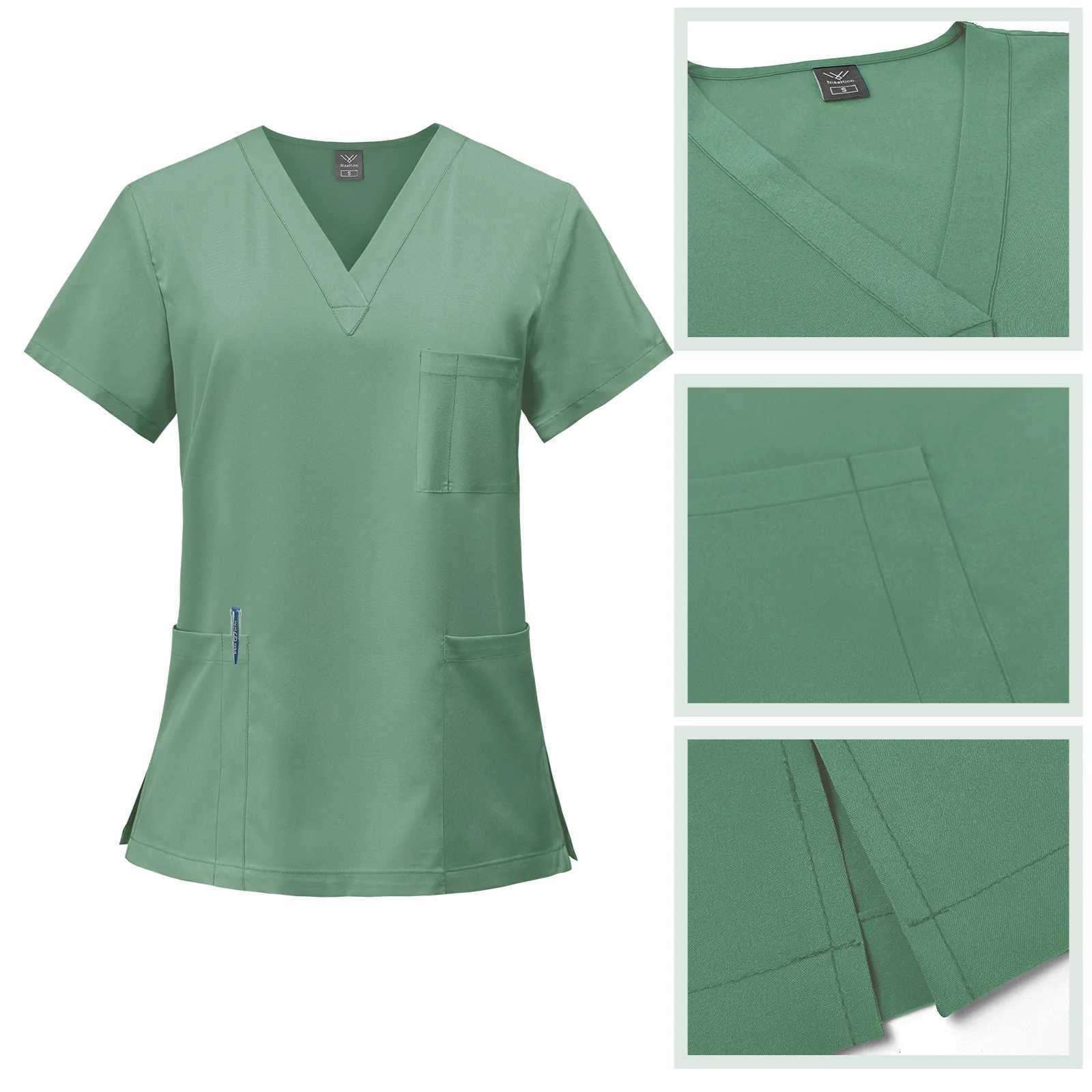 Medical Scrubs Bulk Order - Anti-Microbial Jogger Sets for Surgery/Dental/Vet/SPA/Pharmacy Multi-Pocket Workwear with Pen Slot Z250718