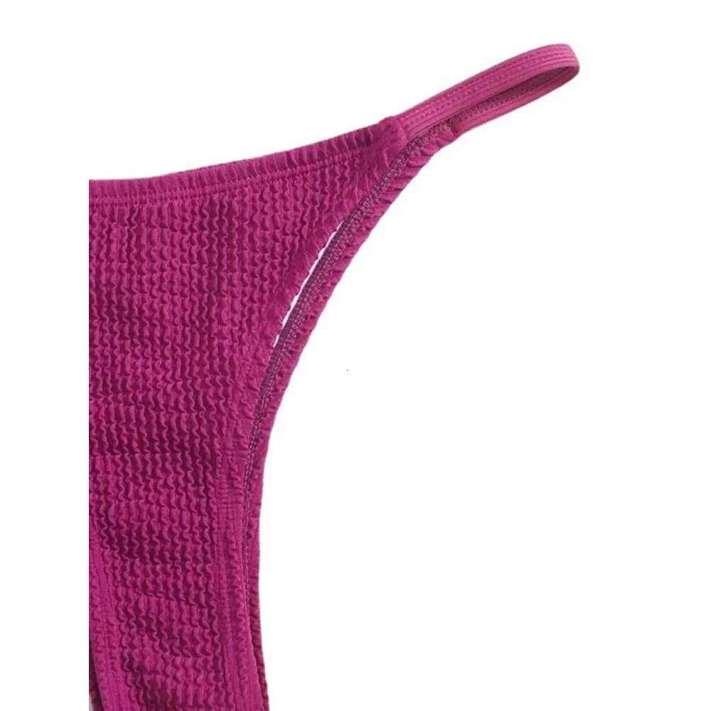 OIINAA Sexy Solid Bikini Set Women Swimsuit Two-Piece Simple Classic Fashion Female Swimwear Bathing Beach Vacation Beachwear