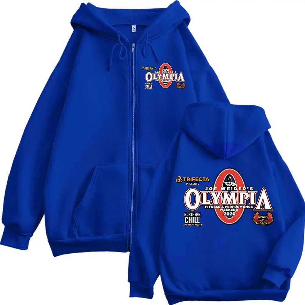 Limited Olympia Fitness Merch Zipper Hoodies Men Women High Quality Fashion Zip Up Sweatshirts Casual Oversized Jacket Pullovers X250718