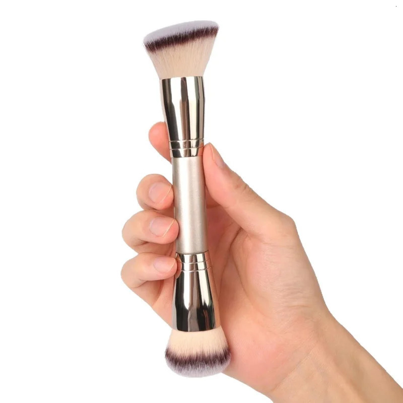 Dual-ended Foundation Brush Concealer brush Large Area Highlight Concealer Makeup Brush 250716