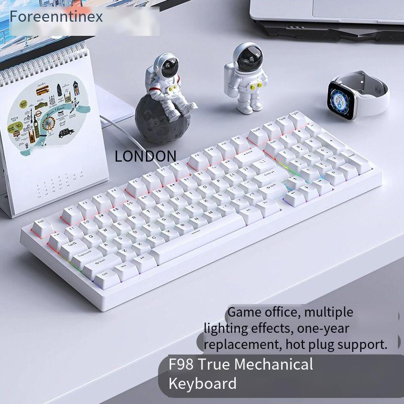 Designer Famous Brand Ruiyi F Mechanical Keyboard High Aesthetic Gaming Wired Office Laptop Blue Brown Red Switch