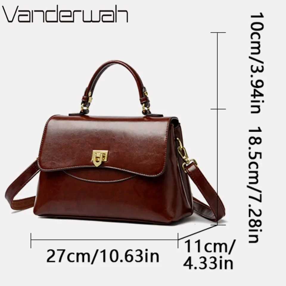 Large Capacity Multilayer Shoulder Messenger Bag High Quality Leather Handbag Women Designer Crossbody Sac Female Tote Z250718