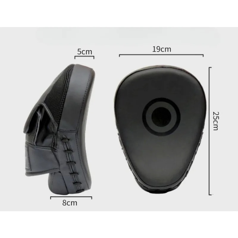 Boxing Hand Target Curved Boxing Pads MMA Target Focus Punching Gloves Thai Strike Kick Shield Hook Jab Pads Kickboxing Training 250717