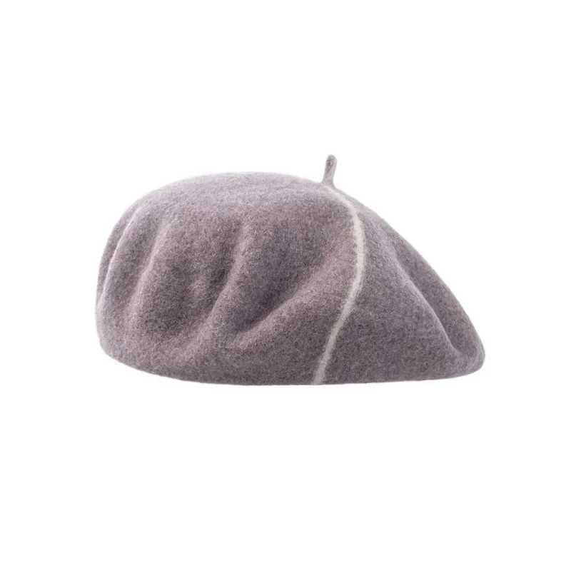 2025 New Autumn Winter Fashion Wool Beret Women Large Size Ladies Warm Beret Hat L250718