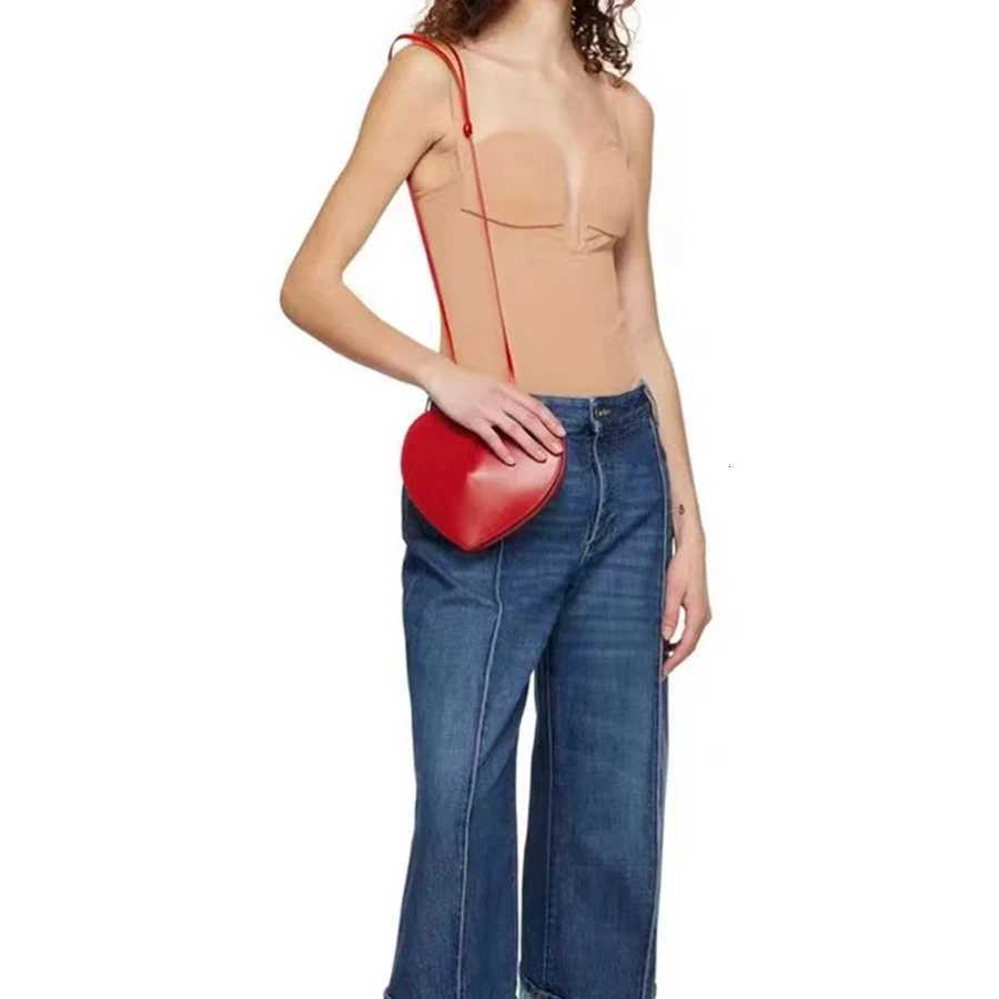 Pu Leather Love Shape Shoulder Bag for Women Handbag Fashion Crossbody Bags Vintage Irregularity Underarm Bag Mobile phone bag Z250718