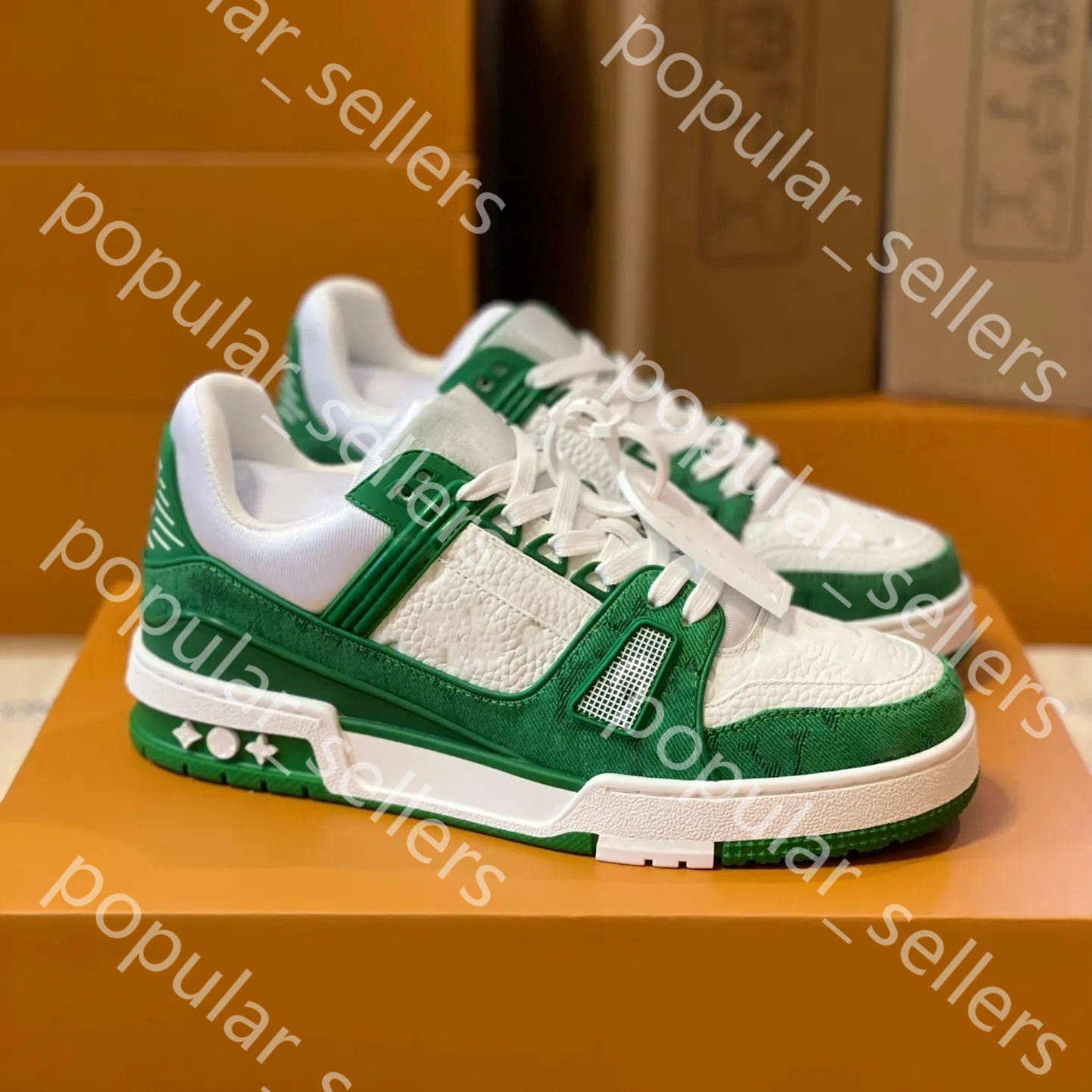 Designer Casual Shoes Men Women Sneaker Black Pink Green Orange Platform Sneakers Rubber Lace-up Trainer Jogging Walking Shoe