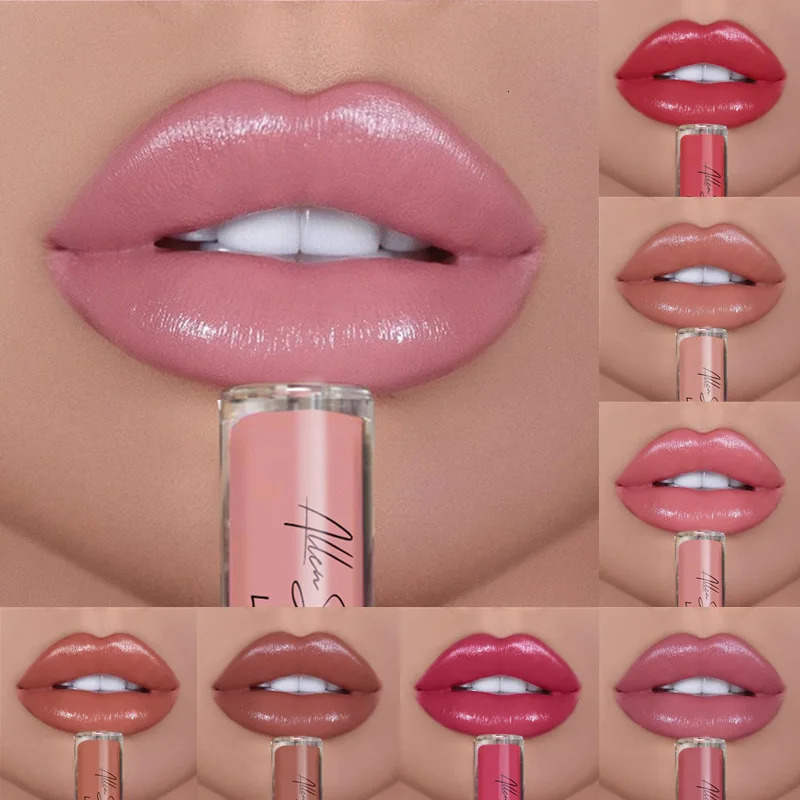 12 Colors Sexy Women Lipstick Waterproof Long Lasting Moist Lip Gloss Vivid Colorful Lipgloss Women Makeup maquiagem 250716