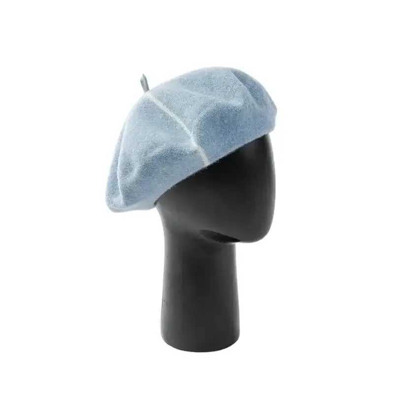 2025 New Autumn Winter Fashion Wool Beret Women Large Size Ladies Warm Beret Hat L250718