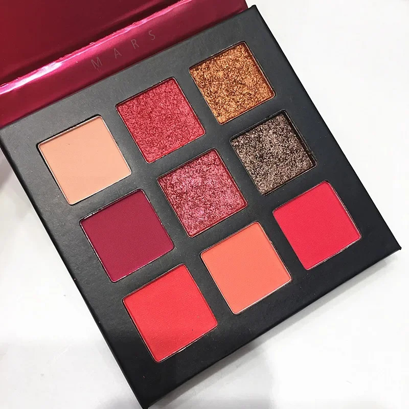 Beauty GLAZED Eyeshadow Palette 9 Color Shimmer Matte Longlasting Waterproof Palette Makeup 250712